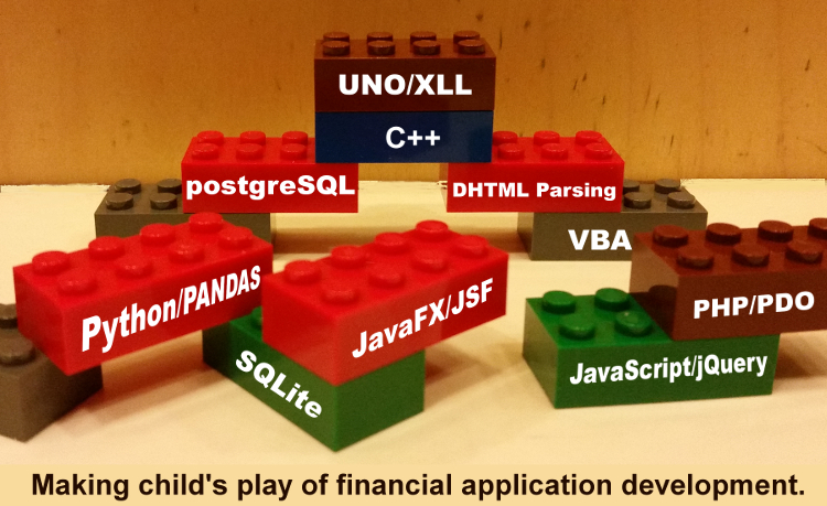 Making child's play of financial application development.